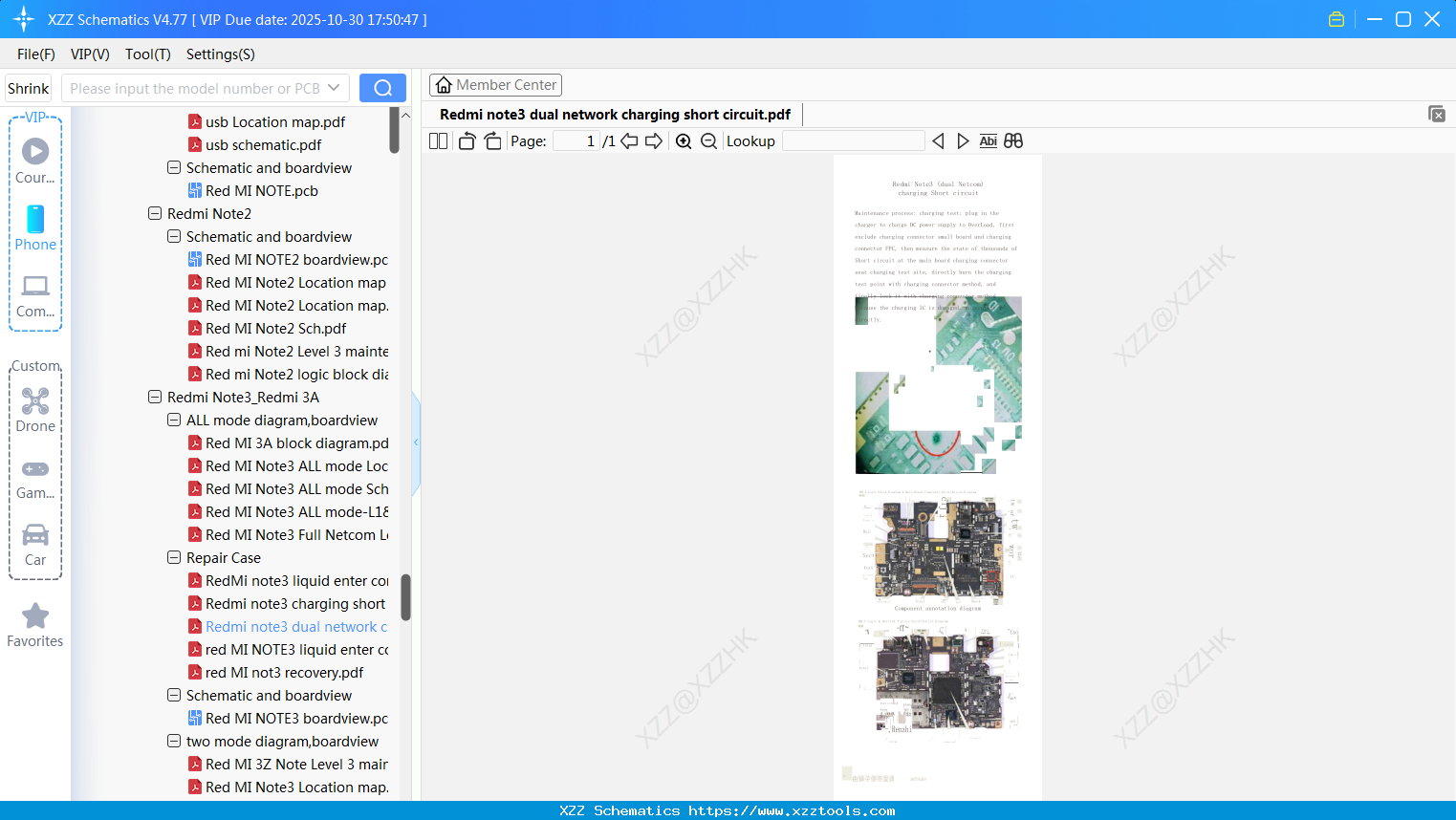Xiaomi Redmi Note3 Dual Network Charging Short Circuit